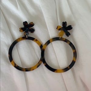 Tortoise shell earrings